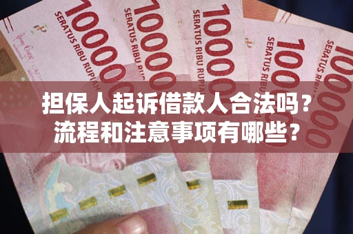 北京担保人起诉借款人合法吗？流程和注意事项有哪些？