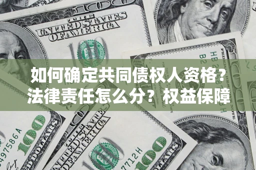 北京如何确定共同债权人资格？法律责任怎么分？权益保障技巧揭秘！