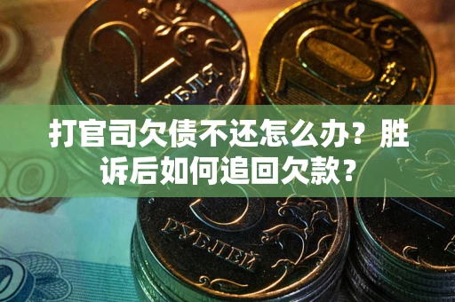北京打官司欠债不还怎么办？胜诉后如何追回欠款？