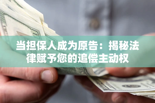 北京当担保人成为原告:揭秘法律赋予您的追偿主动权 北京当担保人成为原告:揭秘法律赋予您的追偿主动权