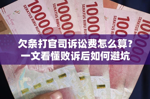 北京欠条打官司诉讼费怎么算？一文看懂败诉后如何避坑